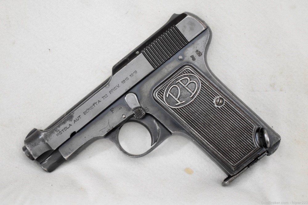 Beretta 1915-1919 .32 ACP Italian service pistol matching numbers C&R OK-img-1