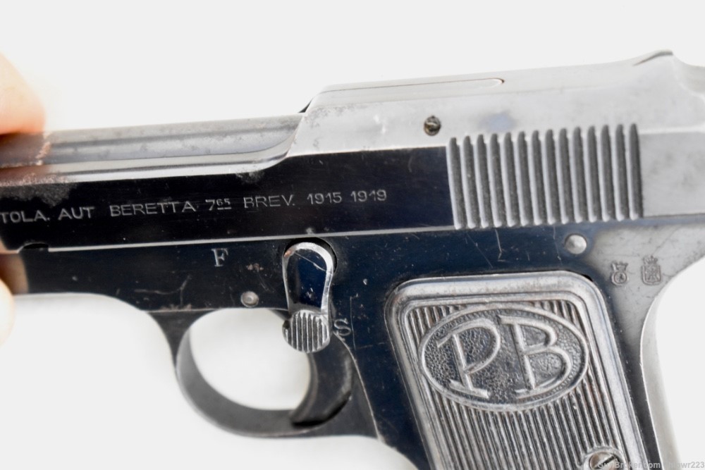 Beretta 1915-1919 .32 ACP Italian service pistol matching numbers C&R OK-img-12