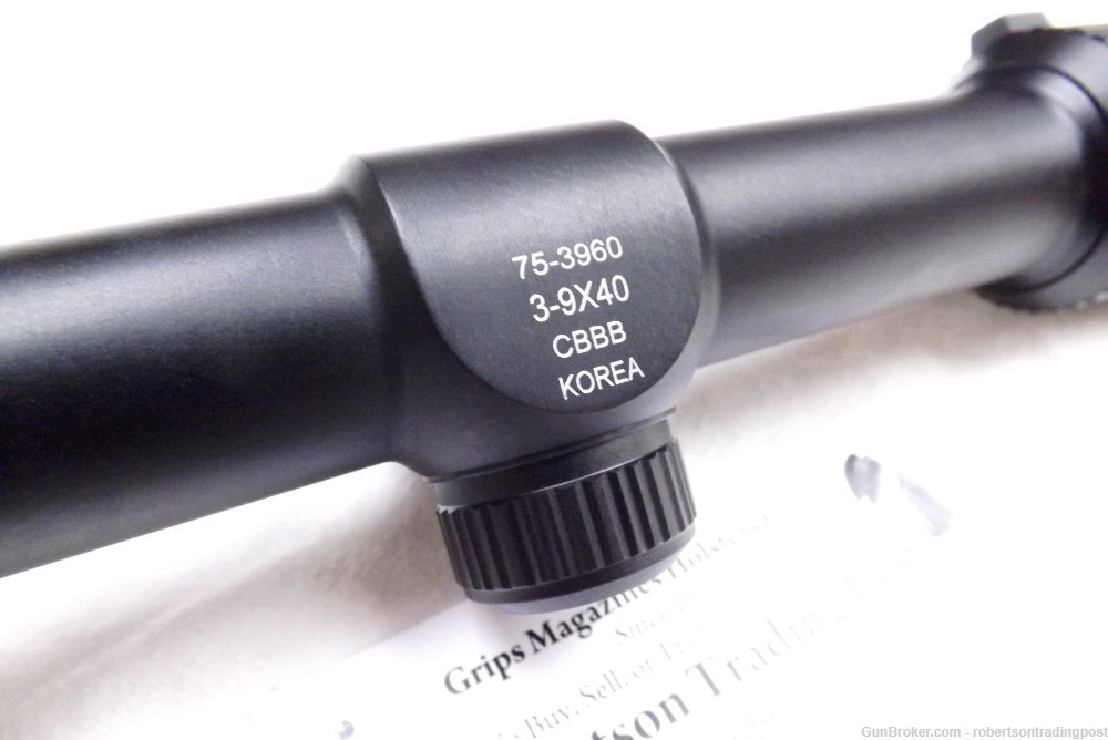 Bushnell Trophy 3x9x40 Variable Rifle Scope Multi X Crosshair 753960 New -img-4