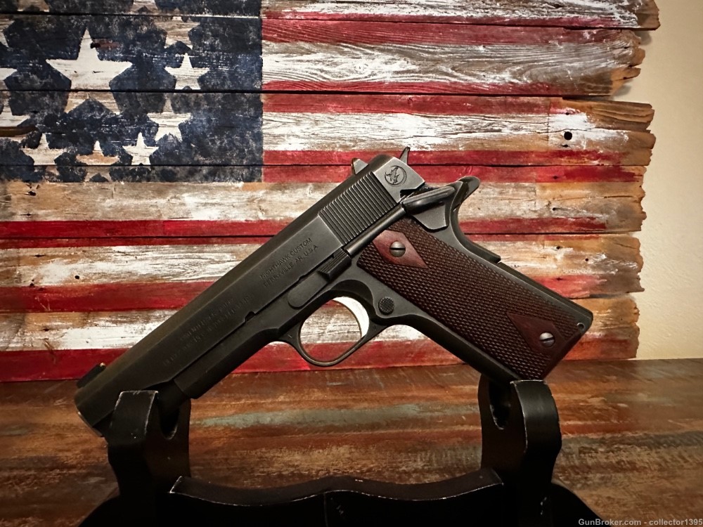 Colt Nighthawk 1911 Series 70 1912 Commercial Smoked Nitride 5” BBL 45ACP-img-0