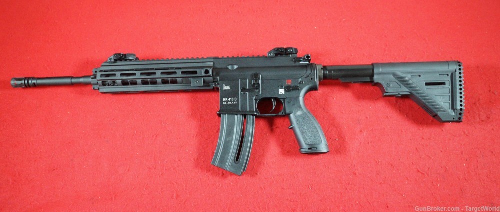 HECKLER & KOCH HK416 .22LR SEMI-AUTOMATIC BLACK 20 ROUNDS (HK81000401)-img-1
