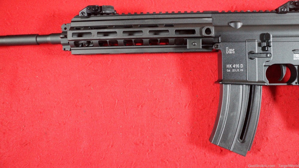 HECKLER & KOCH HK416 .22LR SEMI-AUTOMATIC BLACK 20 ROUNDS (HK81000401)-img-4