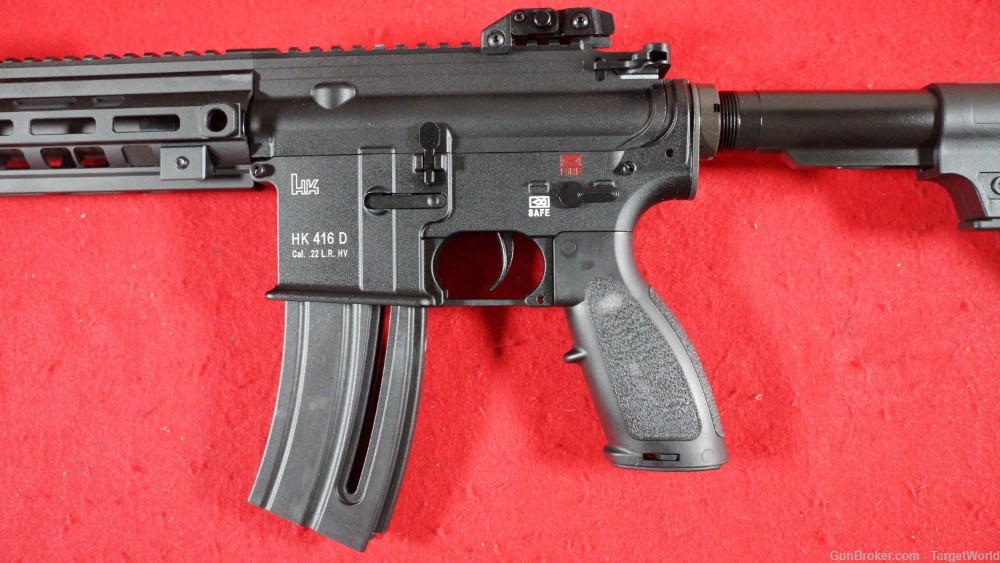 HECKLER & KOCH HK416 .22LR SEMI-AUTOMATIC BLACK 20 ROUNDS (HK81000401)-img-3
