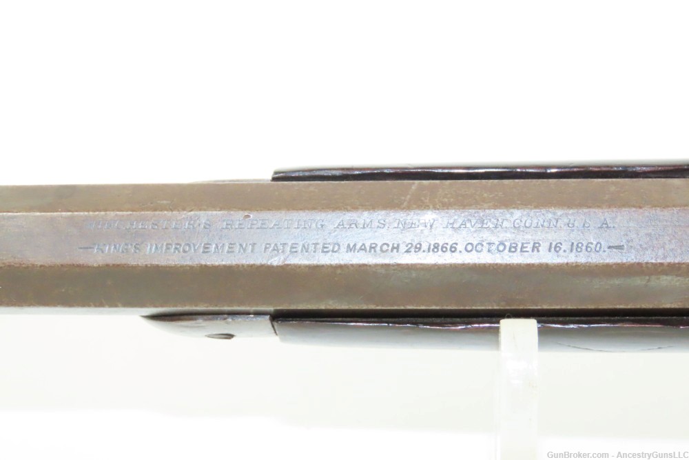 c1887 Antique WINCHESTER Model 1873 .44-40 WCF Rifle Octagonal Barrel-img-11
