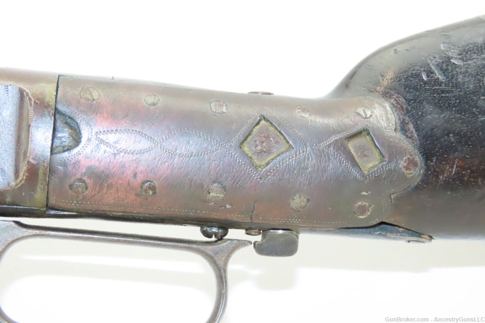 c1887 Antique WINCHESTER Model 1873 .44-40 WCF Rifle Octagonal Barrel-img-5