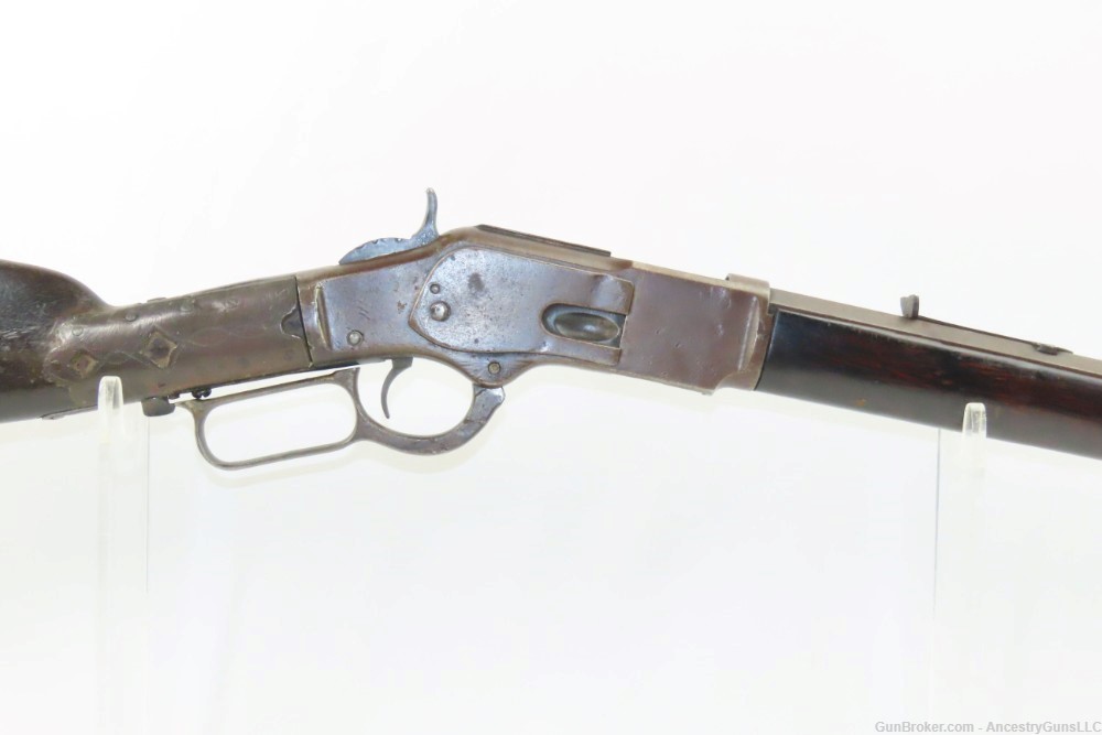 c1887 Antique WINCHESTER Model 1873 .44-40 WCF Rifle Octagonal Barrel-img-21