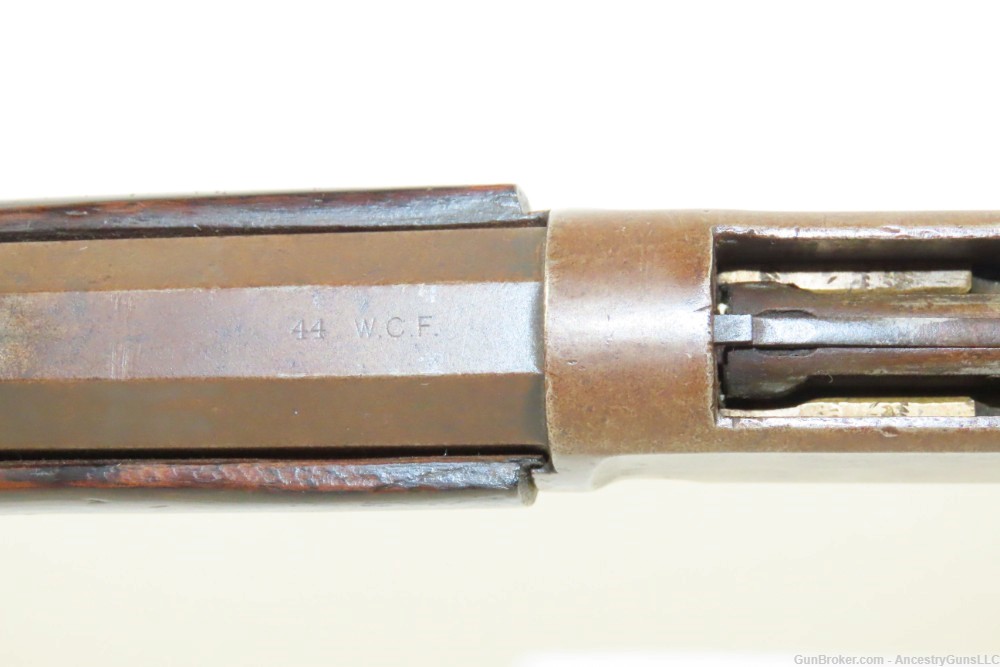 c1887 Antique WINCHESTER Model 1873 .44-40 WCF Rifle Octagonal Barrel-img-12
