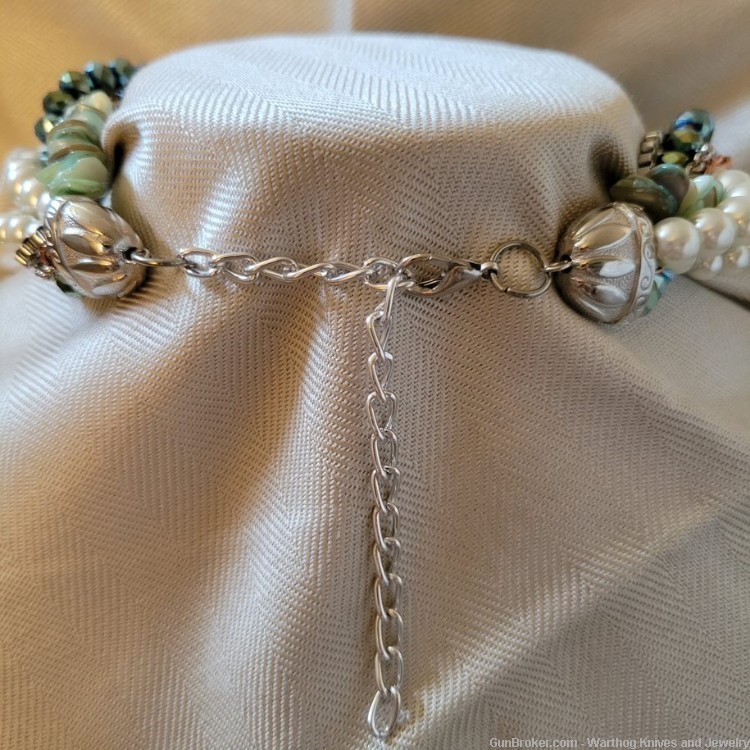 Sammy Fashion Jewelry Necklace. 14" long + 4" ext.  SD10.   -img-2