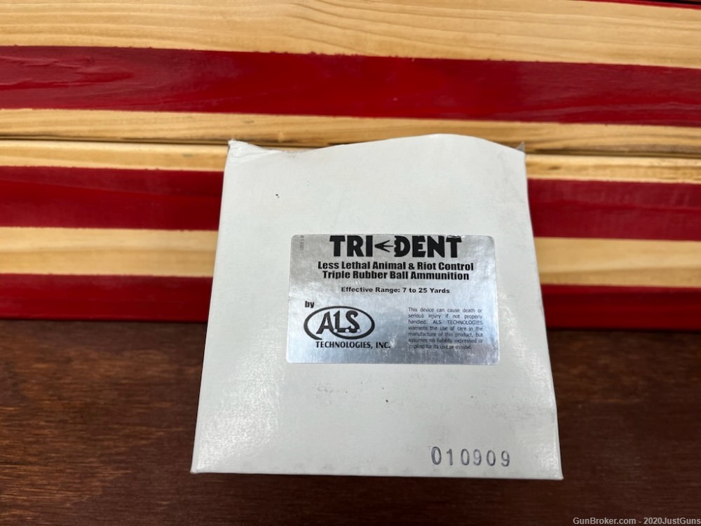 12Ga ALS Tri-Dent Less Lethal Triple Ball  14rds. Total-img-1