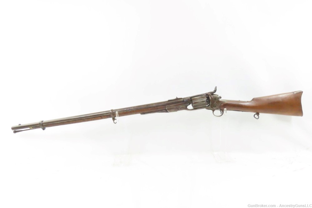CIVIL WAR COLT Model 1855 Revolving MILITARY PATTERN Rifle .58 Caliber Root-img-1