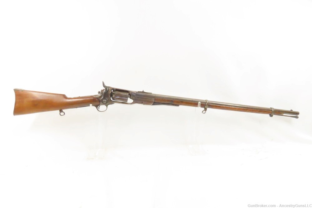 CIVIL WAR COLT Model 1855 Revolving MILITARY PATTERN Rifle .58 Caliber Root-img-11