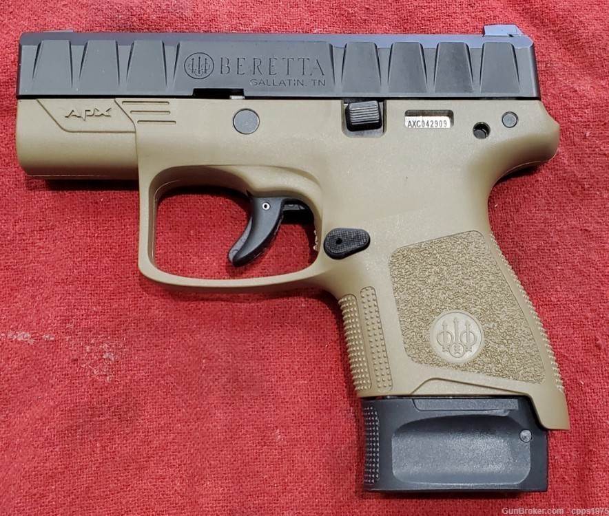 Beretta APX FDE Carry 9mm w/Soft case and extra magazine-img-0