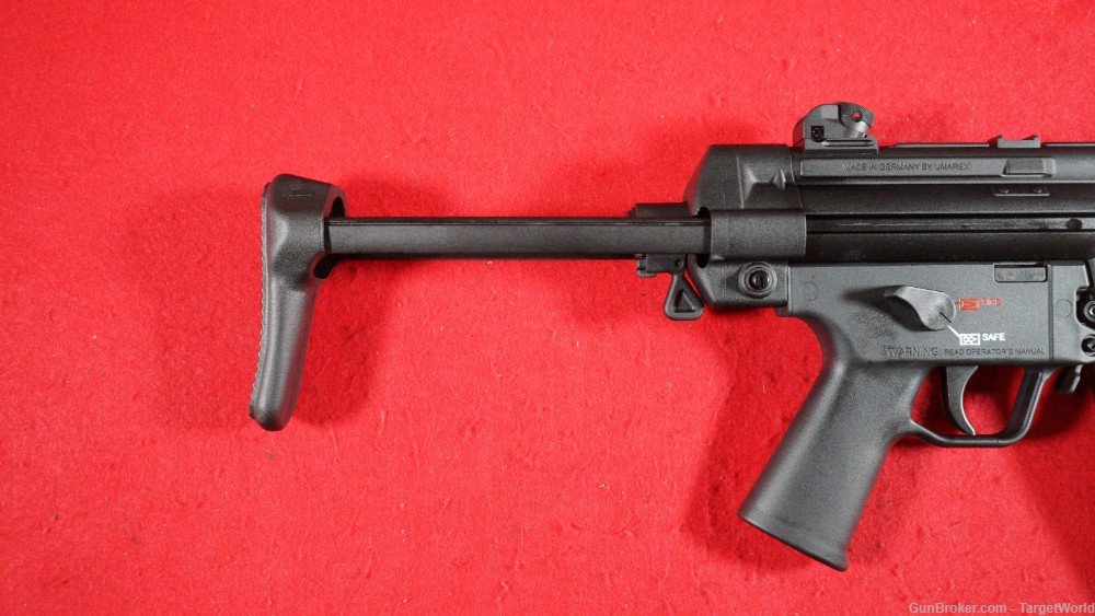 HECKLER & KOCH MP5 .22 LR ADJUSTABLE STOCK BLACK 25 ROUNDS (HK81000468)-img-9