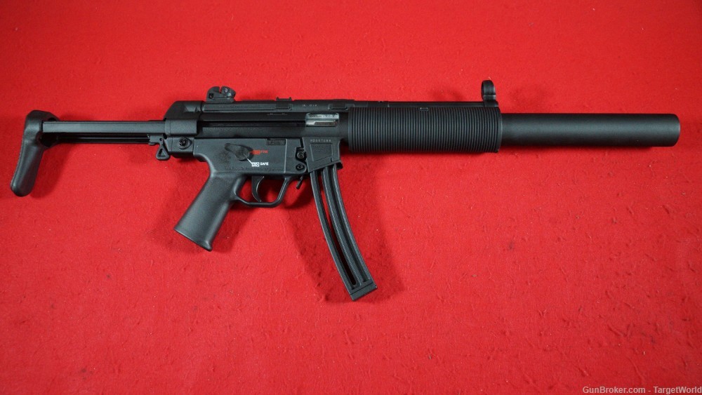 HECKLER & KOCH MP5 .22 LR ADJUSTABLE STOCK BLACK 25 ROUNDS (HK81000468)-img-0
