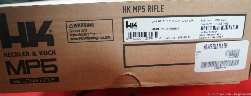 HECKLER & KOCH MP5 .22 LR ADJUSTABLE STOCK BLACK 25 ROUNDS (HK81000468)-img-44