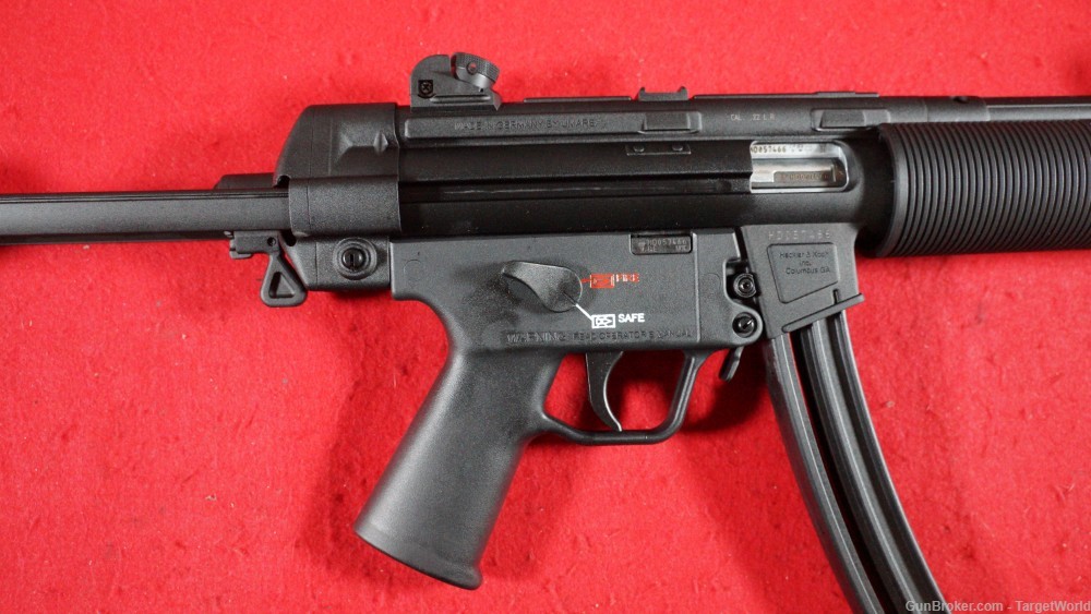 HECKLER & KOCH MP5 .22 LR ADJUSTABLE STOCK BLACK 25 ROUNDS (HK81000468)-img-8