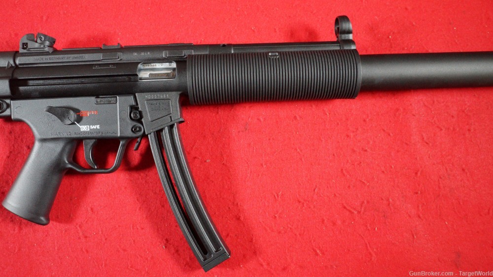 HECKLER & KOCH MP5 .22 LR ADJUSTABLE STOCK BLACK 25 ROUNDS (HK81000468)-img-7