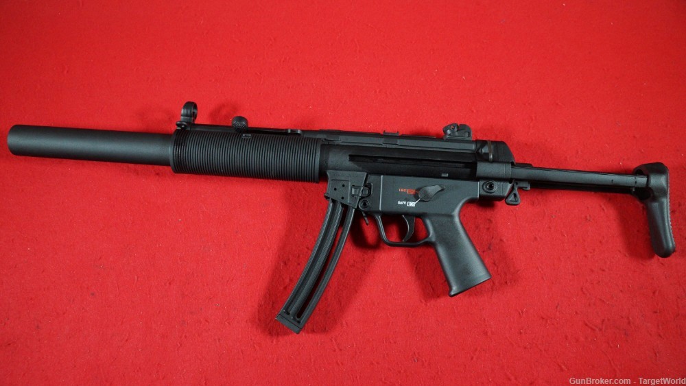 HECKLER & KOCH MP5 .22 LR ADJUSTABLE STOCK BLACK 25 ROUNDS (HK81000468)-img-1