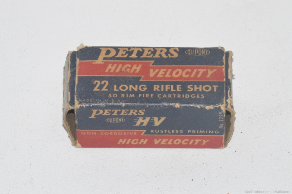 Peters  Dupont  high velocity  22  long rifle shot -img-0