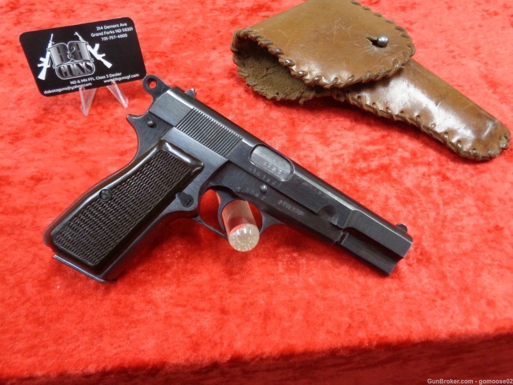 FN Herstal Hi Power 9mm Luger German WWII Third Reich BRING BACK WE TRADE-img-0