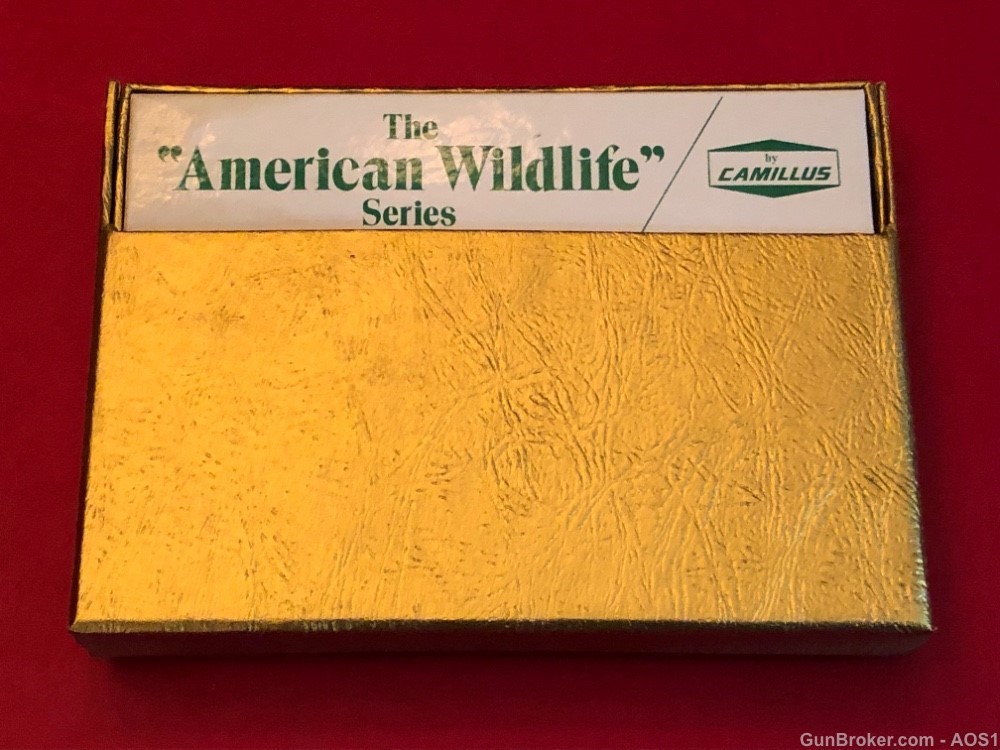 Vintage Camillus USA 10F Bugling Elk American Wildlife Series Pocket Knife -img-12