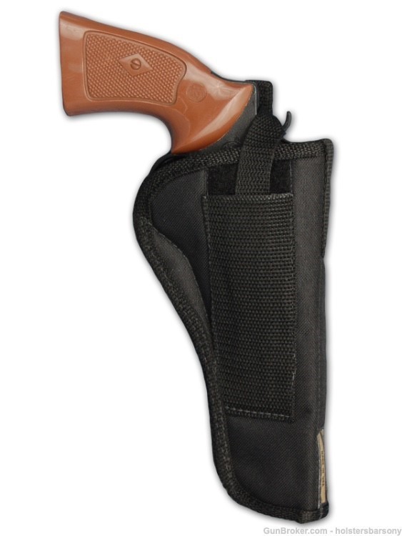 Barsony Belt Loop Holster for 6" 22 38 357 41 44 Revolvers Size 7 Right-img-0
