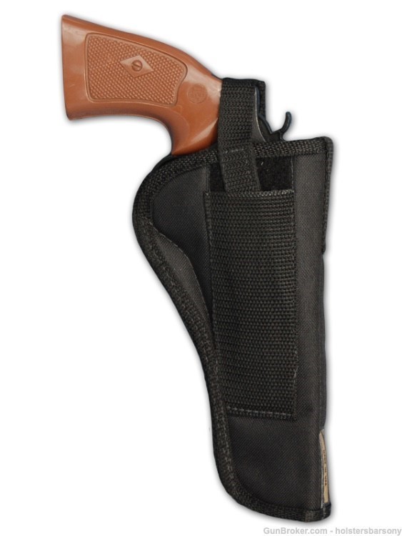 Barsony Belt Loop Holster for 6" 22 38 357 41 44 Revolvers Size 7 Right-img-1