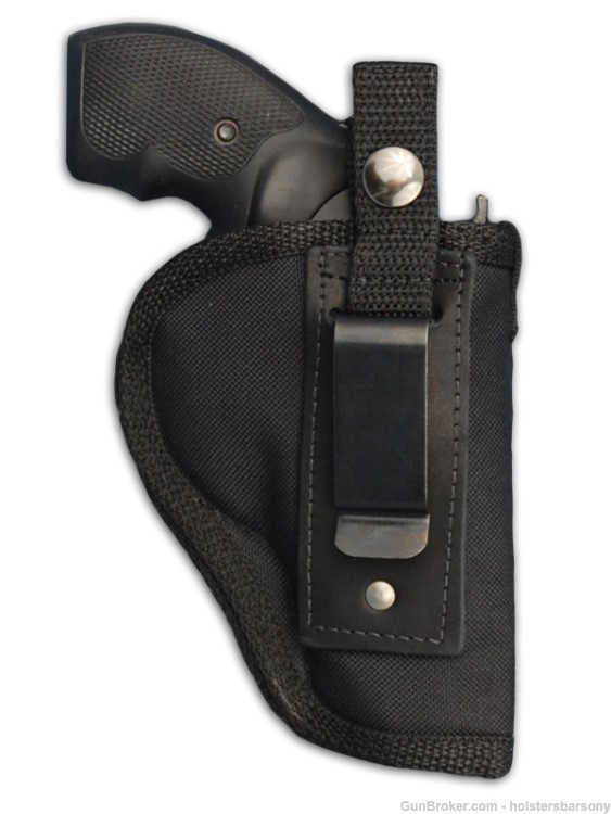Barsony OWB Holster for 2", Snub-Nose .38 .357 Revolvers Size 3 Right-img-2