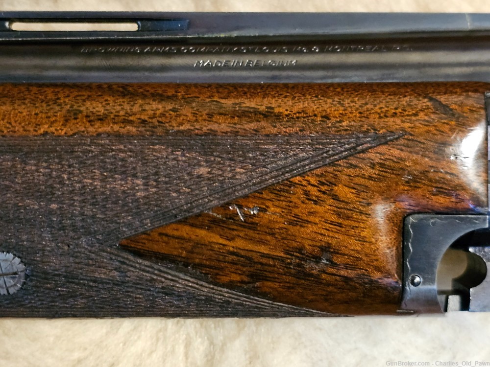 1965 Browning Belgium O/U Superposed Shotgun 12 ga English Walnut-img-3