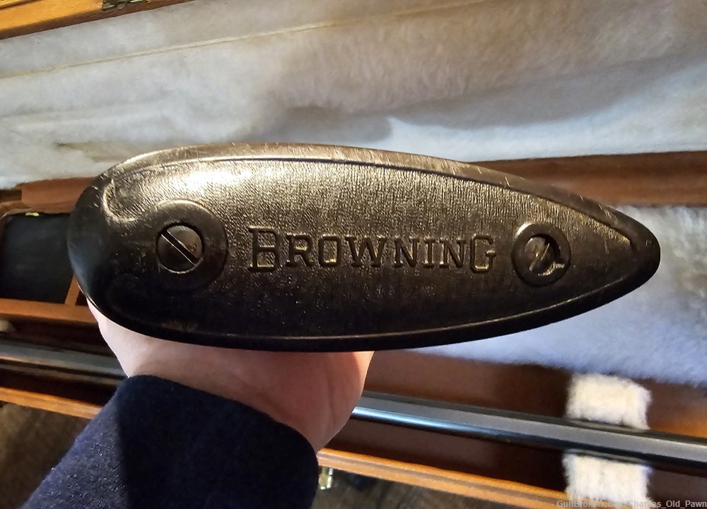 1965 Browning Belgium O/U Superposed Shotgun 12 ga English Walnut-img-2