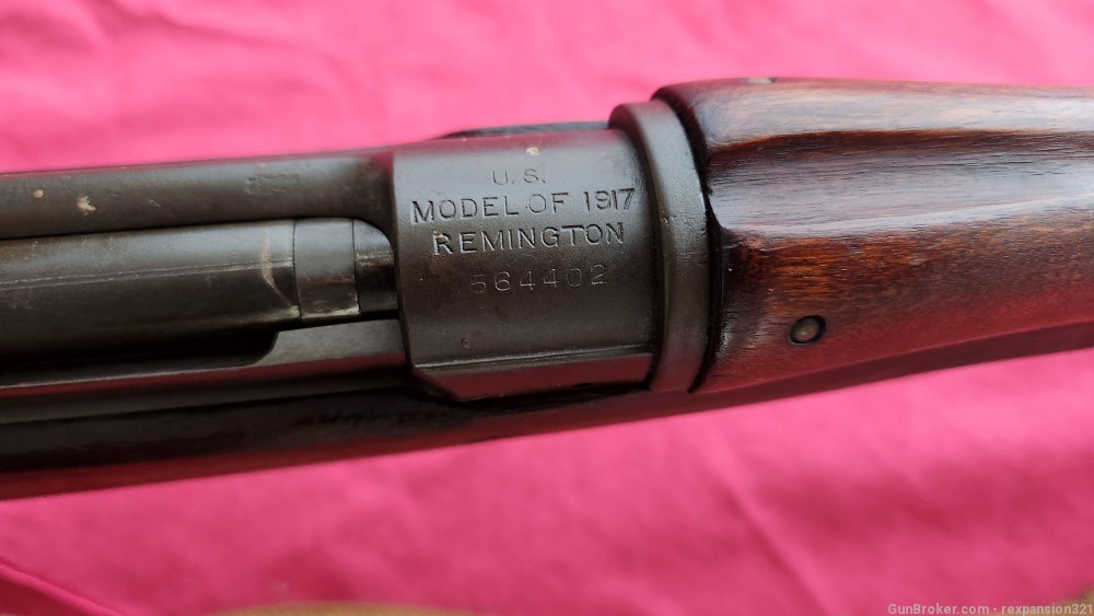NICE WW1 U.S REMINGTON M1917 ENFIELD. 30-06 MFG 1918 C&R-img-2