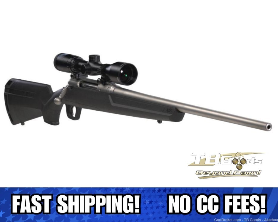 Savage Axis II XP Combo .223 4rds 22" Stainless 57101-img-2