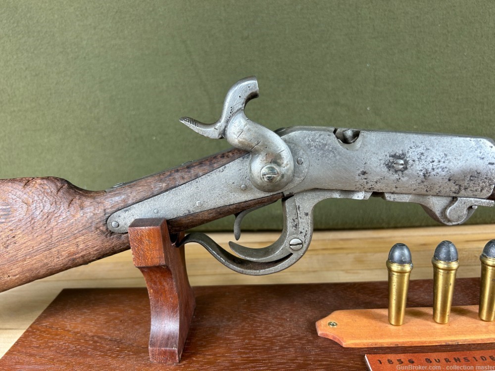 Burnside Rifle Co Spencer Carbine .54 Caliber Rifle Civil War Breech Loader-img-3