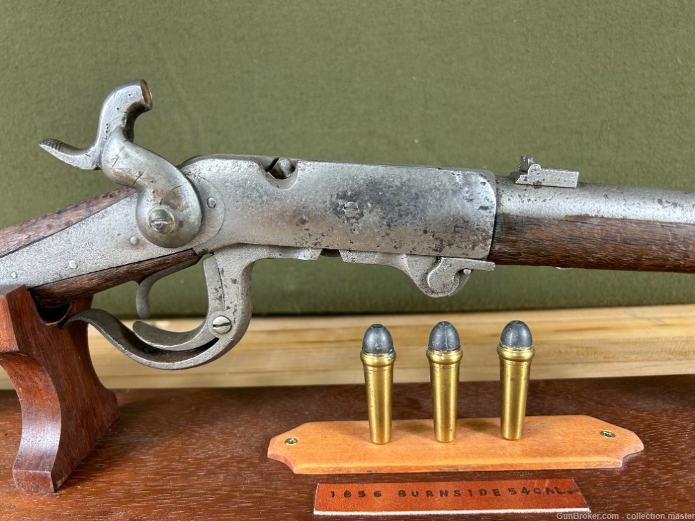 Burnside Rifle Co Spencer Carbine .54 Caliber Rifle Civil War Breech Loader-img-4