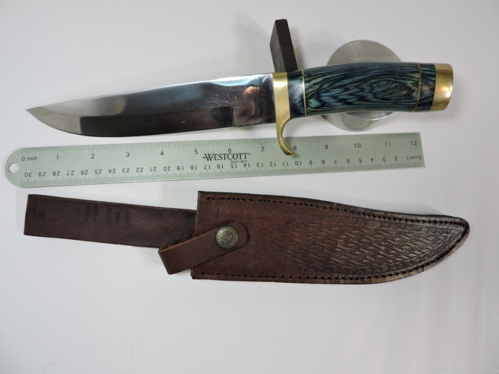 Timber Rattler Bowie Knife Blue Stag Hunter  TR66-img-3