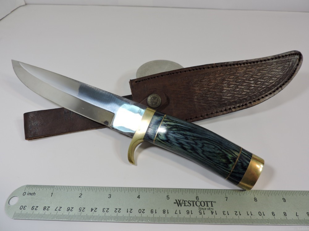 Timber Rattler Bowie Knife Blue Stag Hunter  TR66-img-2