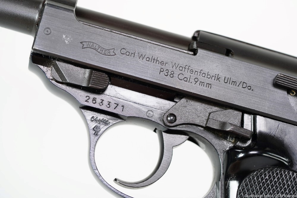 Walther P38 MFG 1964 9mm Pre-68 GCA Alloy Frame 1 mag-img-17