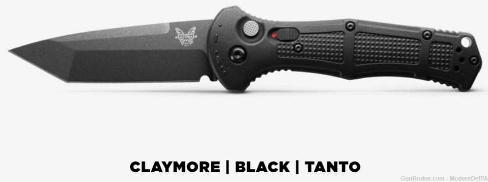 Benchmade Claymore Tanto Auto Black 3.6" NEW in TELFORD PA-img-3