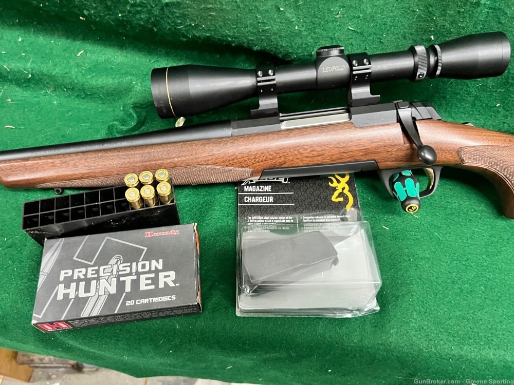 Browning X Bolt Hunter Left Hand 6.5 Creedmoor + extra  mag and scope mount-img-14