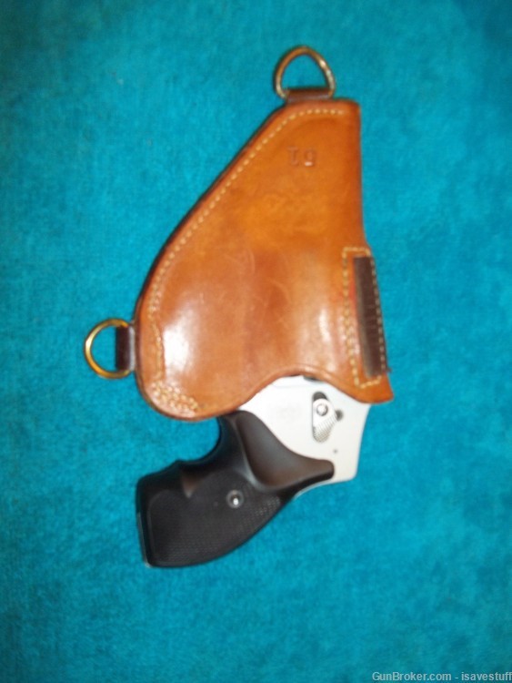 COLT LOGO Inverted Leather Shoulder Holster Smith Wesson 38 49 638 649 642-img-1