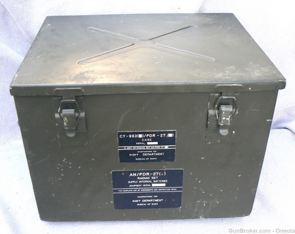 Radiation Detector US Navy Radiac Set AN/PDR-27E  With Case-img-6