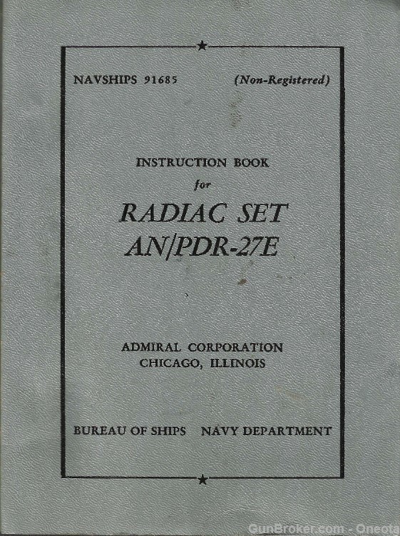 Radiation Detector US Navy Radiac Set AN/PDR-27E  With Case-img-7