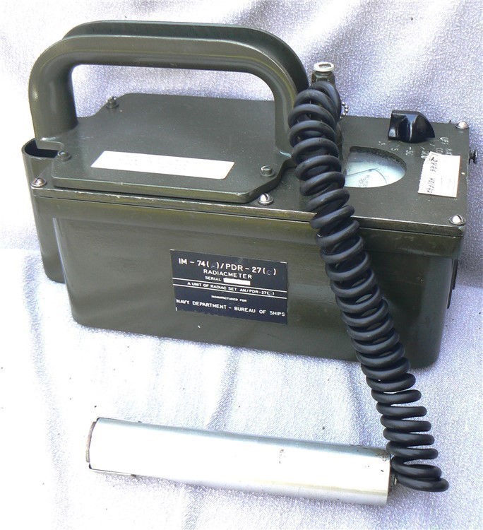 Radiation Detector US Navy Radiac Set AN/PDR-27E  With Case-img-2