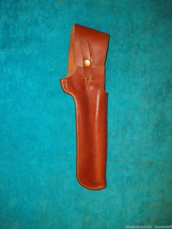 Vintage George Lawrence R/H Leather Holster Thompson Contender 10" barrel-img-0
