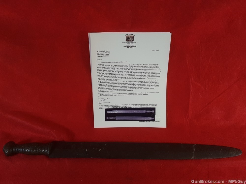 Confederate Selma Arsenal Short Sword-img-1