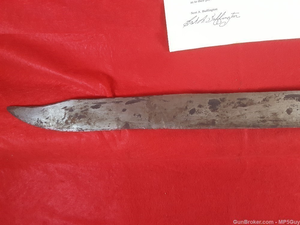 Confederate State Arsenal D Guard Bowie Knife-img-3