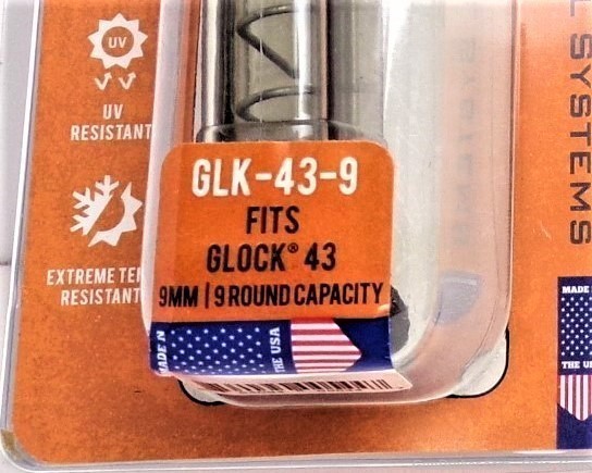 ETS Group GLK-43-9 Pistol Mags Clear Detachable 9rd 9mm Luger - Lot of 1-img-2