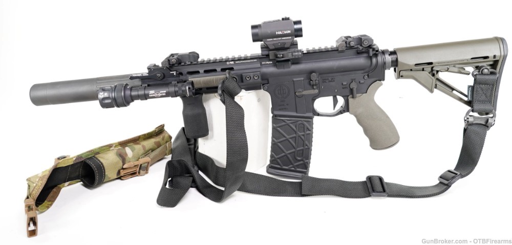 PWS MK1 SBR .223 Wylde with AAC 762 SDN-6, SureFire Scout, Holsun HS503-img-1