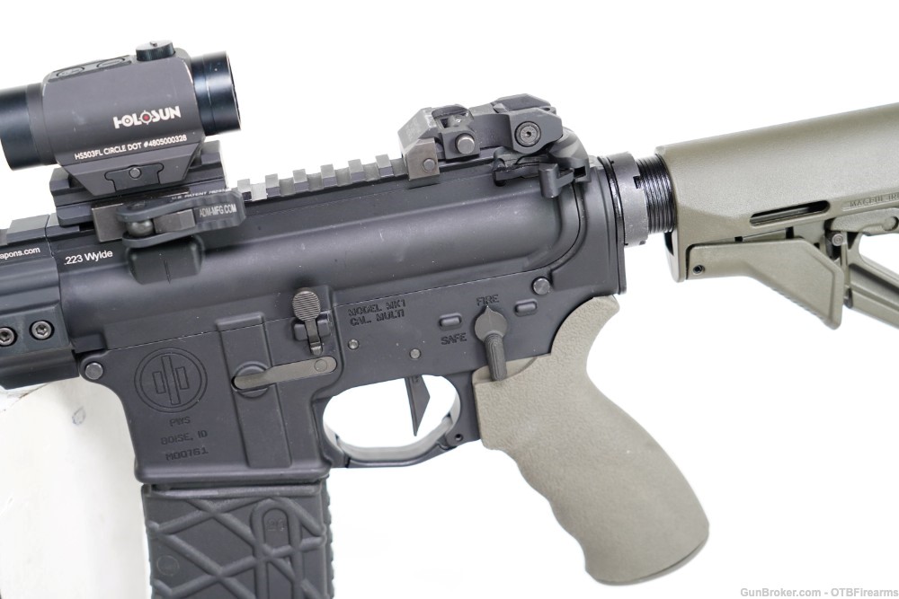 PWS MK1 SBR .223 Wylde with AAC 762 SDN-6, SureFire Scout, Holsun HS503-img-21