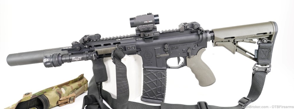 PWS MK1 SBR .223 Wylde with AAC 762 SDN-6, SureFire Scout, Holsun HS503-img-0